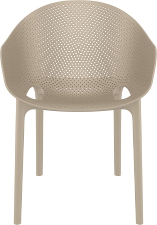 Кресло пластиковое Sky Pro бежевое