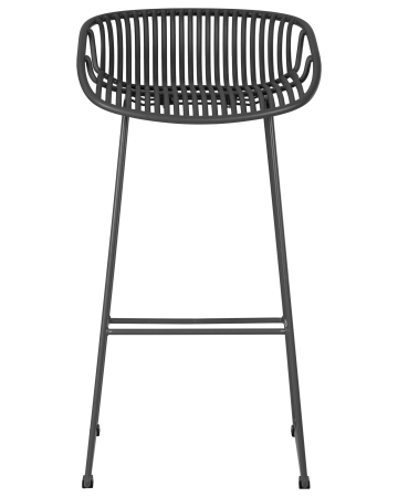 Стул барный FRANK темно-серый