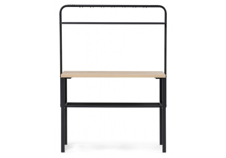 Барный стол Нари 120х50х171 делано, черный матовый