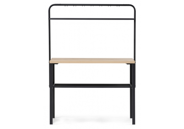 Барный стол Нари 120х50х171 делано, черный матовый