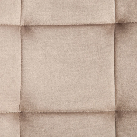 Стул CHILLY бежевый, велюр и металл, мягкое сиденье, без подлокотников