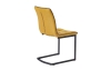 Стул SKY 6800 желтый JJ12-19, черный кант PU, черный металл с напылением