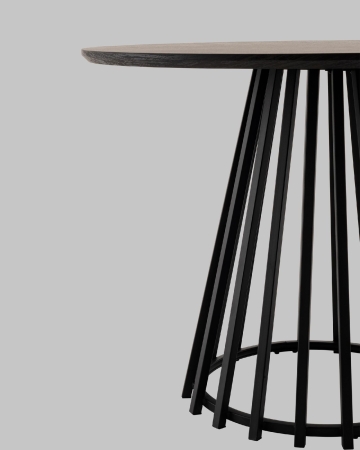 Стол обеденный Daphne 100*75 см темное дерево