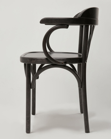 Деревянный стул Венский венге с твердым сиденьем