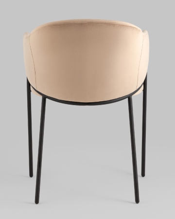 Стул Brace велюр капучино