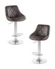 Набор 2 шт Стул барный LOGAN, коричневый