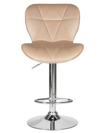 Стул барный BARNY бежевый велюр MJ9-10