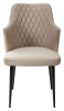 Стул HERMAN латте #25 велюр, черный каркас