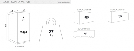 Стул пластиковый барный Siesta Contract Maya Bar 75 бежевый