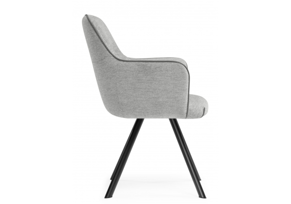 Стул на металлокаркасе Elis серый, темно-серый, черный