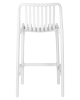 Стул полубарный CHLOE белый