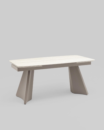 Стол обеденный Eliora 160-240*90 см серая керамика