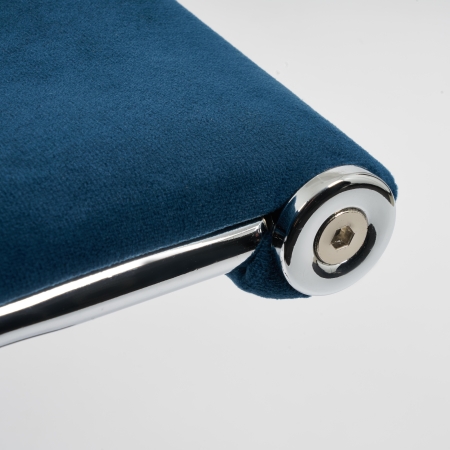 Кресло URBAN-LOW флок, синий