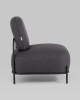 Кресло Стоун рогожка темно-серый