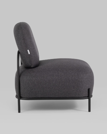 Кресло Стоун рогожка темно-серый