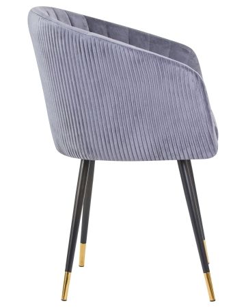 Стул обеденный MARY серый велюр 1922-19