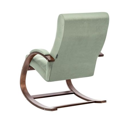 Кресло-качалка Милано орех текстура и ткань V 14