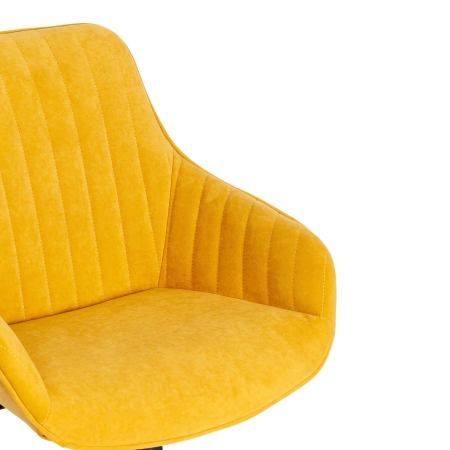 Кресло DUBLIN велюр Clermon, горчичный