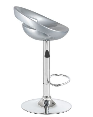 Стул барный DISCO серебряный