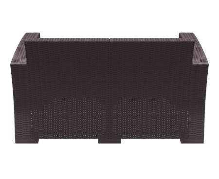 Диван пластиковый плетеный с подушками Monaco Lounge