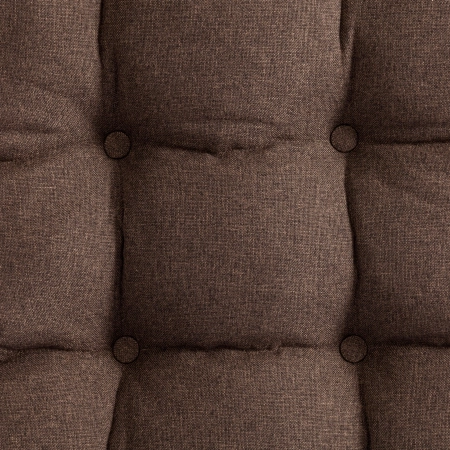 Кресло Charli коричневый, ткань и металл, мягкое сиденье, с подлокотниками