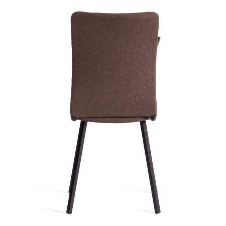 Стул обеденный La Rousse коричневая ткань, черные ножки