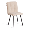 Стул обеденный Medeo бежевый велюр