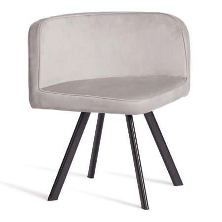 Комплект (стол, 4 стула) QUADRON (mod. PT14) серый