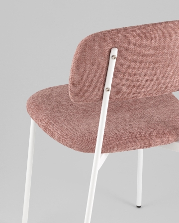 Стул Chao розовый белые ножки 4 шт.