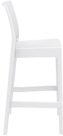 Стул пластиковый барный Siesta Contract Maya Bar 75 белый