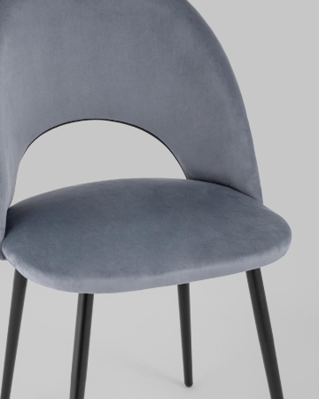 Стул Меган SN велюр серый
