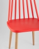 Стул Морган пластиковый красный