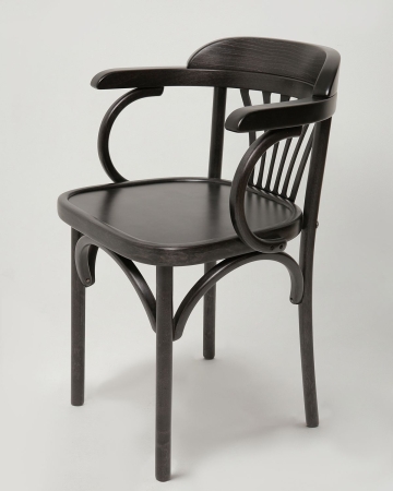 Деревянный стул Венский венге с твердым сиденьем