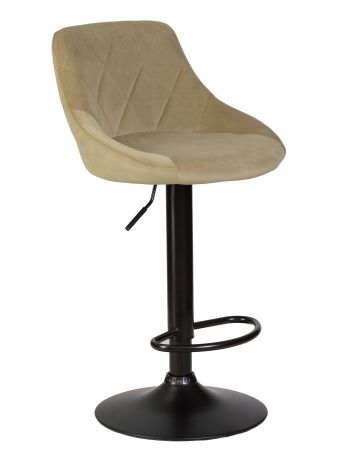 Стул барный LOGAN черный мокко велюр MJ9-9
