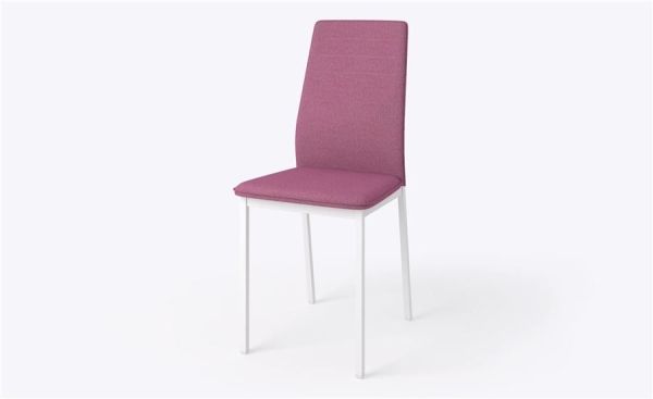 КВИРК П Стул светло-сиреневый и белый, текстиль