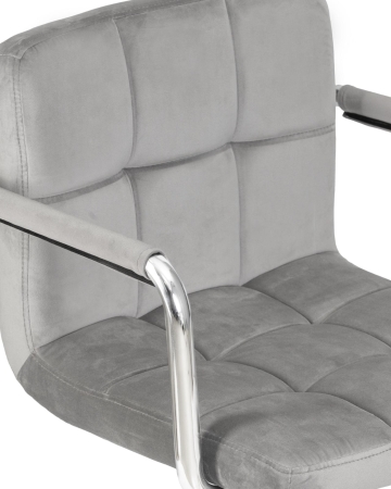Набор 2 шт Офисное кресло для персонала TERRY, серый велюр (MJ9-75)