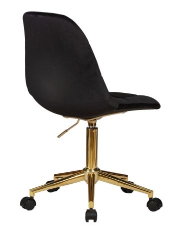 Офисное кресло для персонала DIANA черный велюр MJ9-101