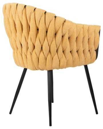 Набор 2 шт Стул обеденный MATILDA, желтая ткань (LAR 275-8)