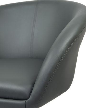 Кресло дизайнерское EDISON серое